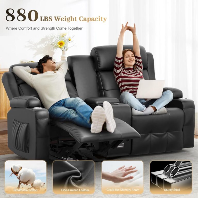 Aotolo Reclining Massage Loveseat